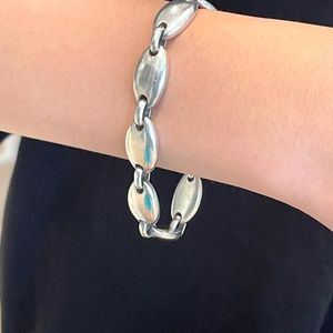Tiffany & Co. Sterling Silver Pebble Link Bracelet